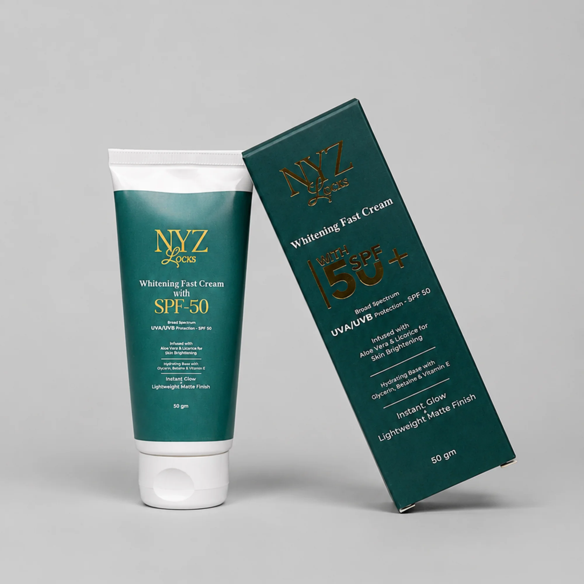 NYZLOCKS Whitening Fast Cream with SPF 50