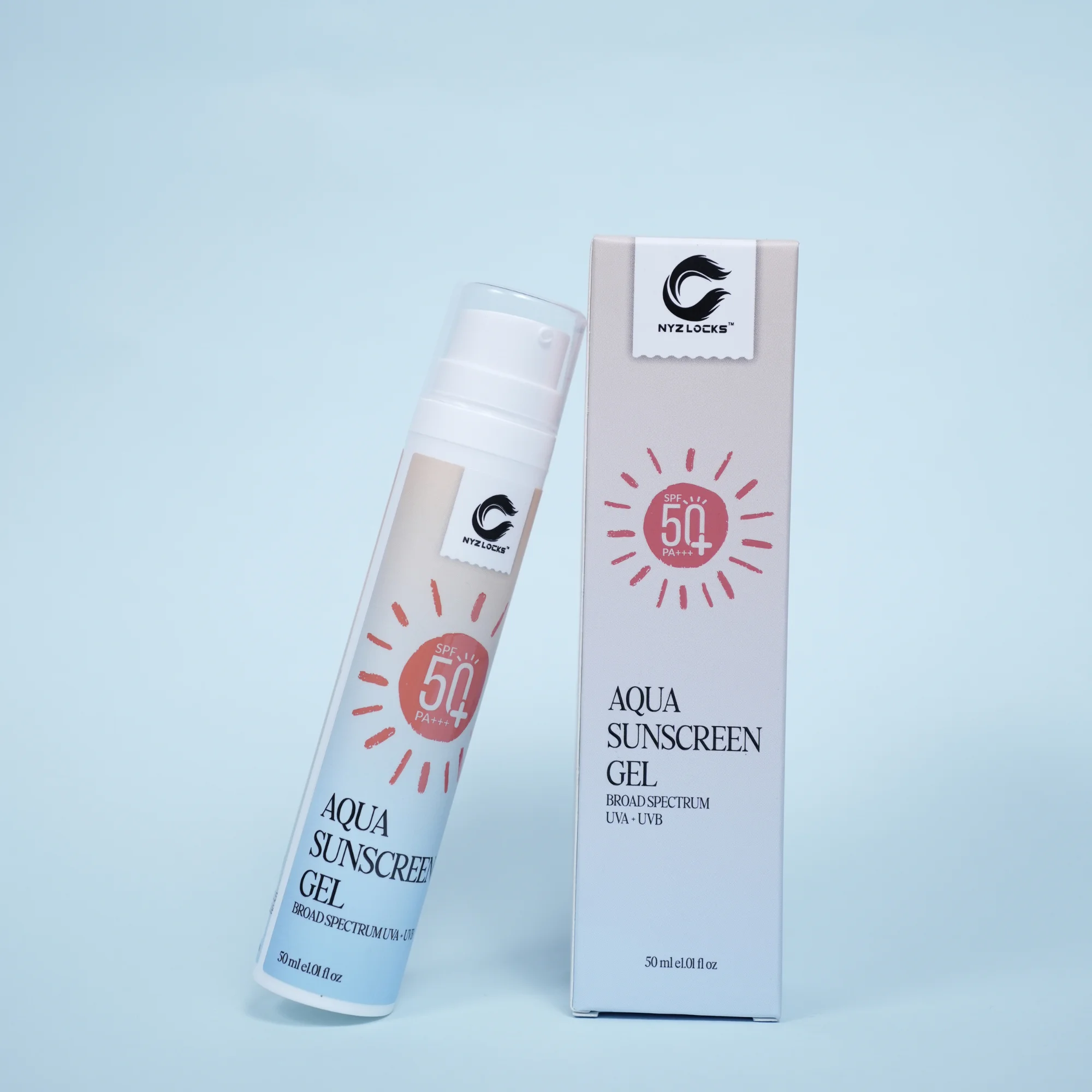 NYZLOCKS Aqua Sunscreen Gel SPF 50+